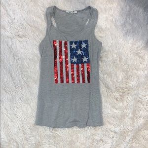 American Flag Tank Top